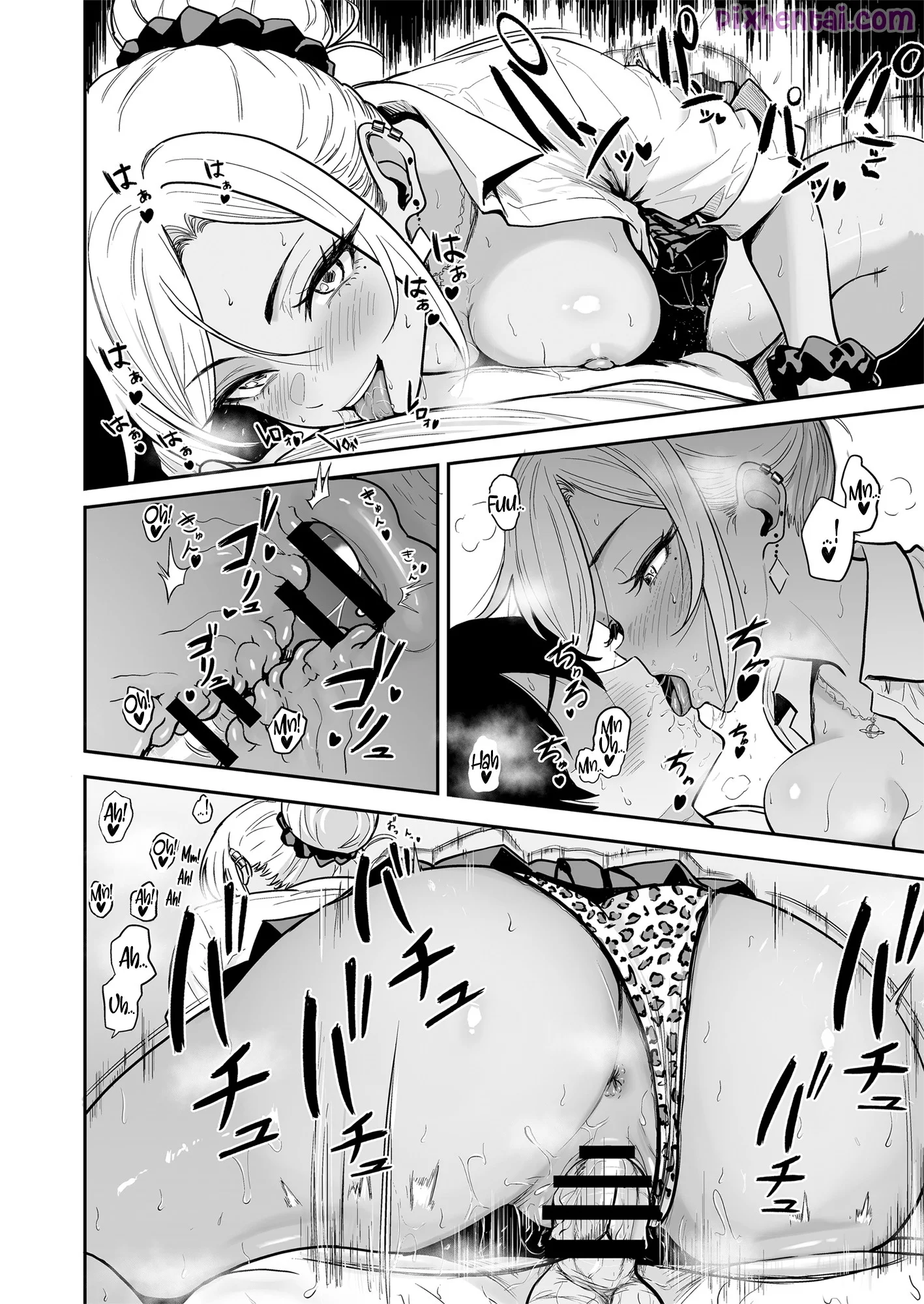 Komik hentai xxx manga sex bokep Having Tons of Bareback Sex with Gyarus part 3 page 21